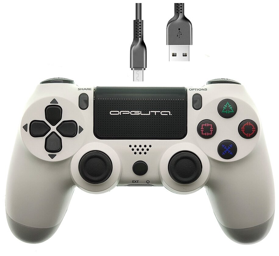 Геймпад для PlayStation 4 и компьютера Орбита OT-PCG13 / проводной геймпад для PS4 Орбита / джойстик для ПлейСтейшен 4