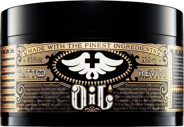 Tattoo Revive Защитный гель для татуировки OIL, 250 мл.