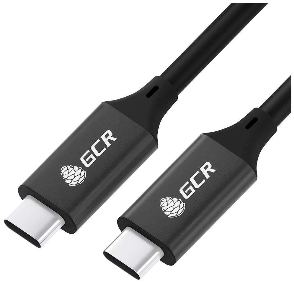 Кабель GCR USB Type-C - USB Type-C (GCR-UC13), 3 м, 1 шт., черный