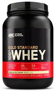 Протеин для спорсменов Optimum Nutrition Gold Standard 100% Whey 2 lb Vanilla Ice Cream