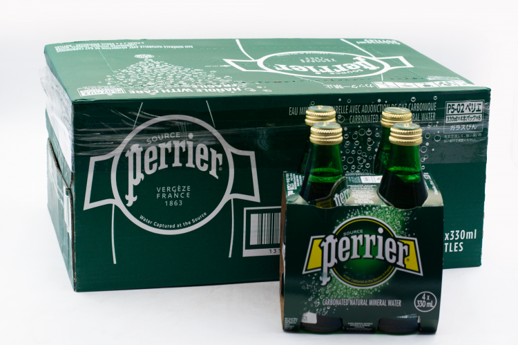 Вода минеральная Perrier (Перье) 24 шт по 0,33 стекло, с газом - фотография № 5