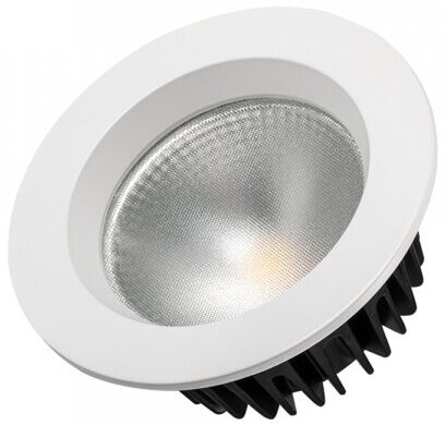 Arlight Светодиодный светильник LTD-105WH-FROST-9W Warm White 110deg (IP44 Металл, 3 года)