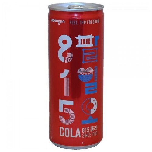 Woongjin 815 cola напиток газированный, ж/б, 250 мл