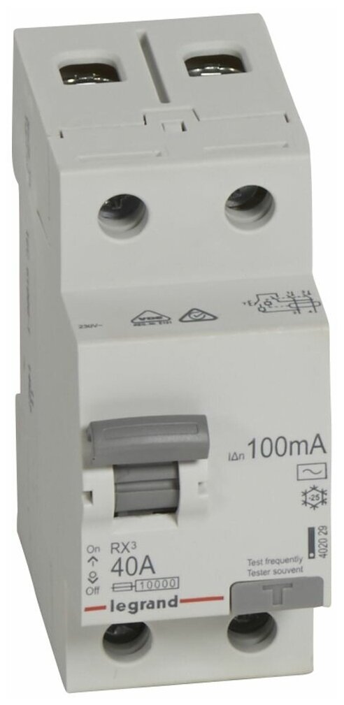  RX? 2P 40A  100 Legrand 402029