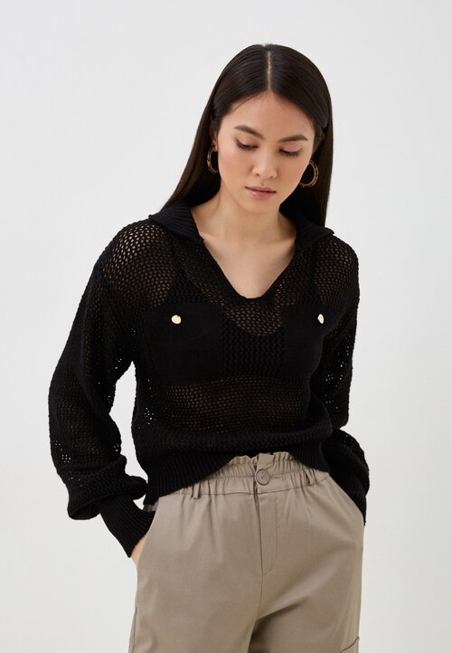 Пуловер Rinascimento, размер 46, черный