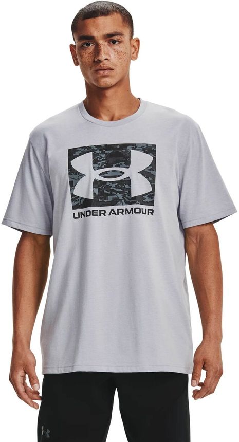 фото UA ABC CAMO BOXED LOGO SS WH