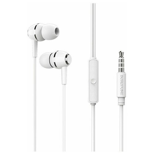 Наушники внутриканальные Borofone BM36 Acura с микрофоном белый 37900₽
