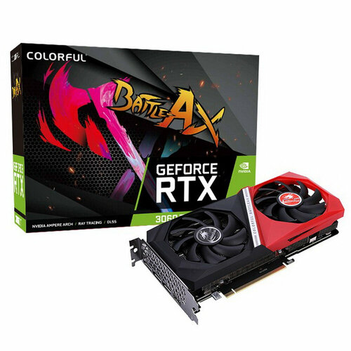 Видеокарта Colorful PCI-E GeForce RTX3060Ti 8Gb 256 бит GDDR6 RTX 3060 Ti NB DUO V2 LHR-V