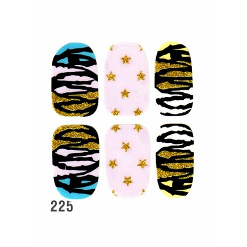 Пленки для ногтей для экспресс-маникюра на клеевой основе Effect Nails, (225), IRISK professional, Д324-01, 4680379144930