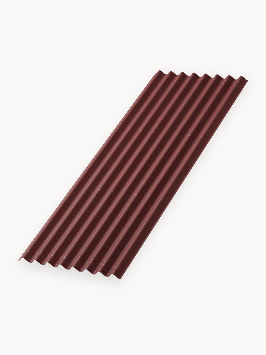 Лист кровельный скатный Ондулин DIY красный 1830х760 мм 1,22 кв. м