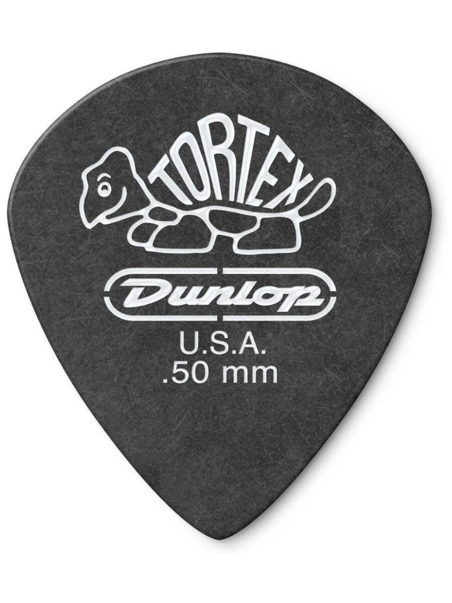 Набор медиаторов DUNLOP Tortex Pitch Black Jazz 482P050 12 штук черные 0,5 Jz