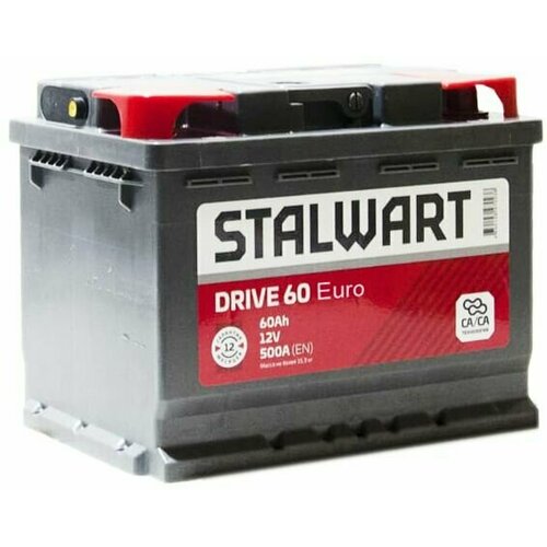 Аккумулятор 6 СТ* 60 500А п/п ( плюс ;-) (Ca/Ca) DRIVE 242х175х190