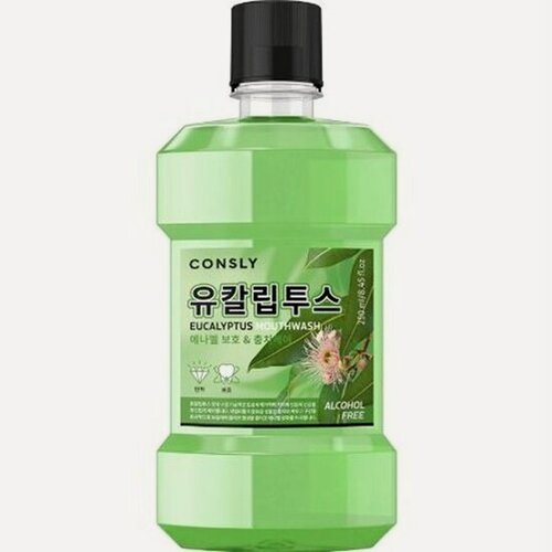 Изображение товара Ополаскиватель для полости рта Consly с ксилитом и вкусом эвкалипта, 250 мл