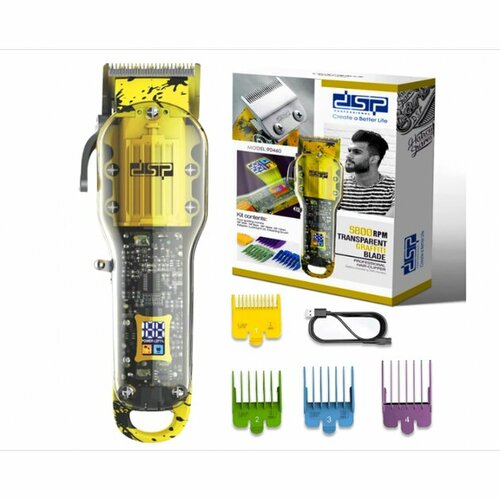 Машинка для стрижки волос аккумуляторная с цифровым дисплеем от бренда DSP модель 90460 280000₽