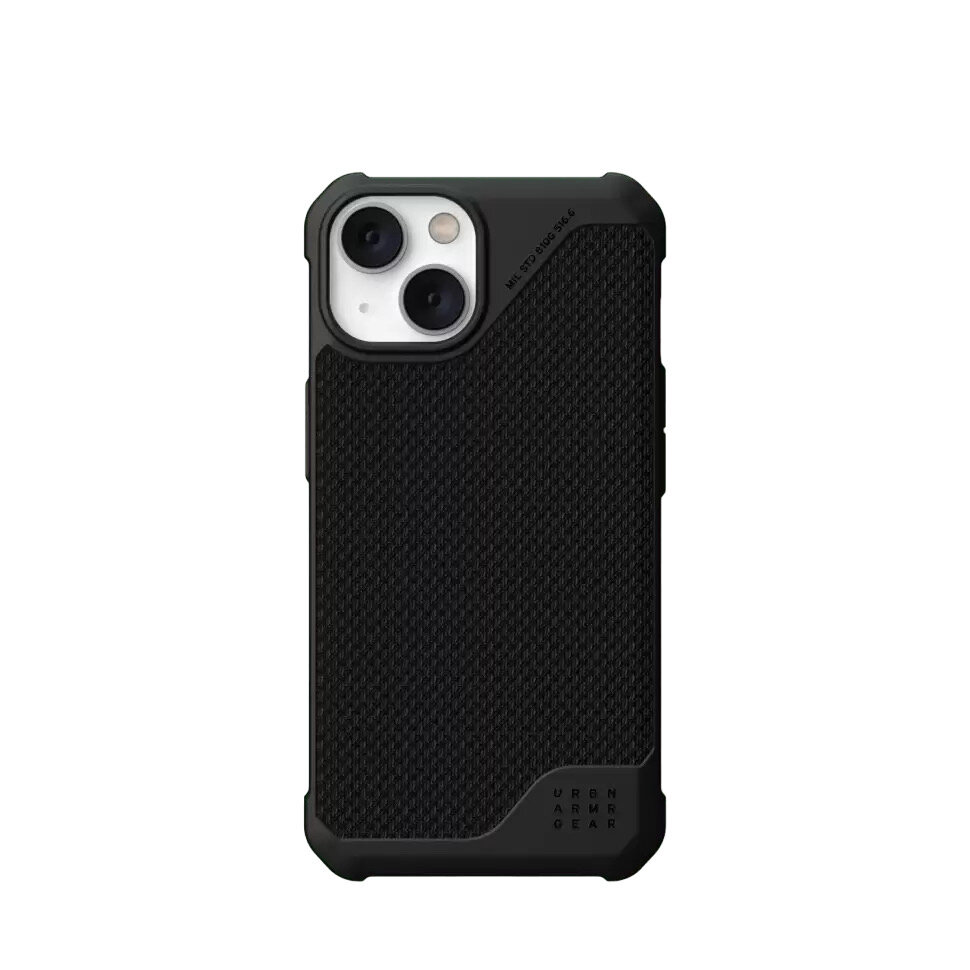 Чехол Urban Armor Gear (UAG) Metropolis LT with MagSafe Series для iPhone 14 Plus, цвет Черный (Kevlar Black) (114049113940)