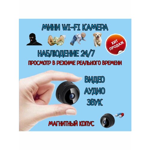 Мини камера wi-fi видеонаблюдение 59000₽