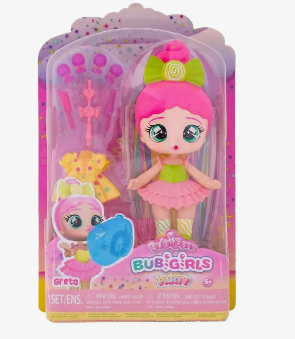 Кукла IMC Toys Bubiloons - BubiGirls Party - Greta с аксессуарами