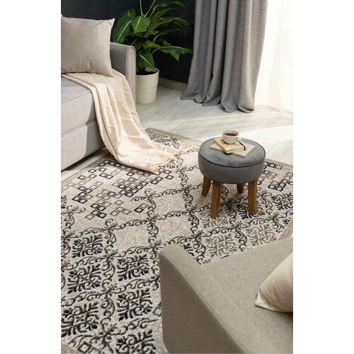 Ковер, палас, коврик для дома, цвет бежевый 60 х 100