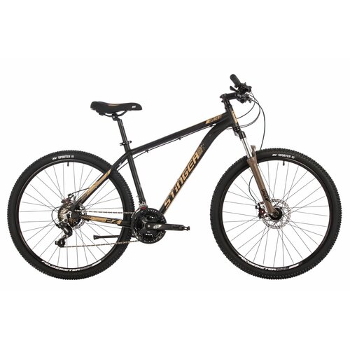 Велосипед STINGER 27.5" ELEMENT EVO золотистый, алюминий, размер 18"