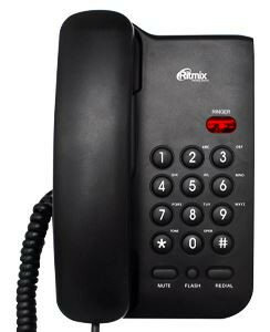 Телефон проводной (RITMIX RT-311 black)