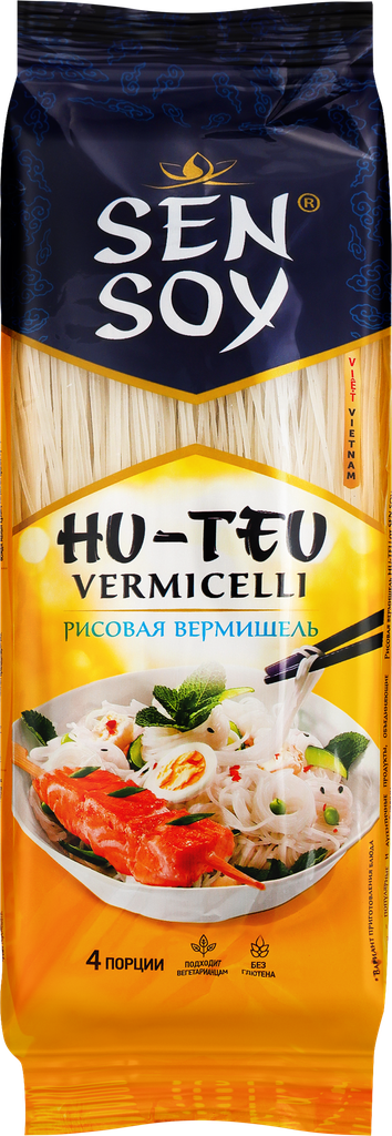 Вермишель рисовая SEN SOY Premium Hu-Teu, 200г