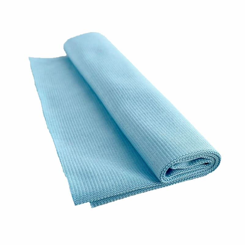 Микрофибра для стекла безворсовая, голубая - Shine Systems Glass Towel, 40*40см, 260гр/м2