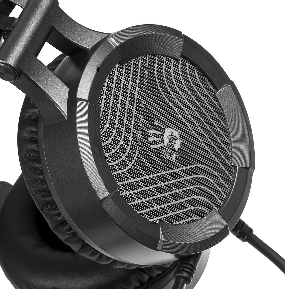 Наушники с микрофоном A4Tech Bloody G530 черный/серый 1.8 м мониторные оголовье (G530)