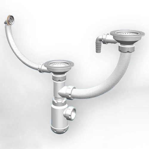 Сифон для кухонных моек GRAND СФ-0005 2383₽