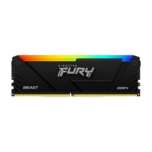 Память оперативная Kingston FURY Beast RGB KF426C16BB12A/16 оперативная память kingston fury beast rgb 128 гб 32 гб x 4 шт ddr4 2666 мгц dimm cl16 kf426c16bbak4 128