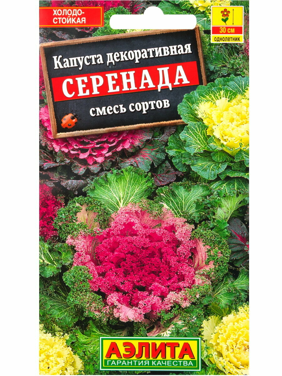 Комплект семян Капуста декоративная Принцесса смесь сортов х 3 шт.