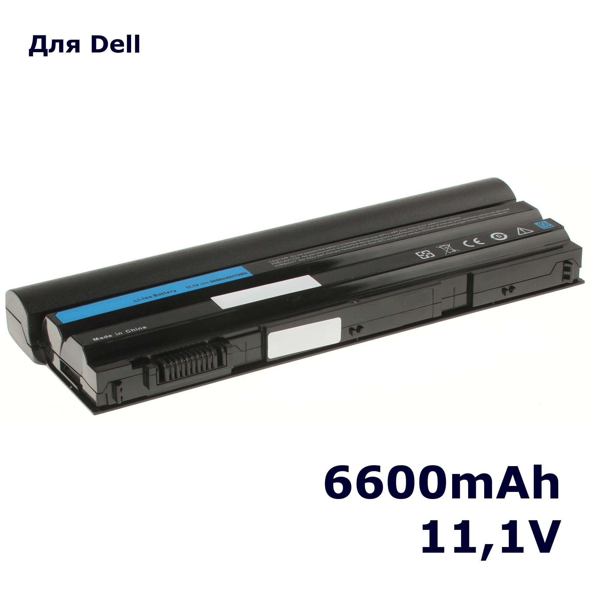 Аккумулятор AnyBatt 6600mAh, для Inspiron 5520 7720 Latitude E6420 E6430 5720 7520 E6540 E6440 E5430 E6520