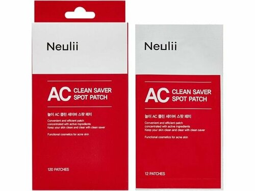 Точечные патчи для кожи, склонной к акне Neulii AC CLEAN SAVER SPOT PATCH