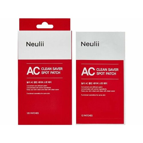 Точечные патчи для кожи, склонной к акне Neulii AC CLEAN SAVER SPOT PATCH