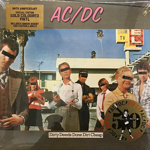 Ac/Dc Виниловая пластинка Ac/Dc Dirty Deeds Done Dirt Cheap - Coloured виниловая пластинка ac dc dirty deeds done dirt cheap remastered 5099751076018