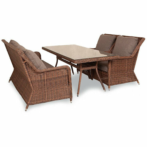 Комплект мебели 4SiS Гляссе GS3C2СT-4-SET brown