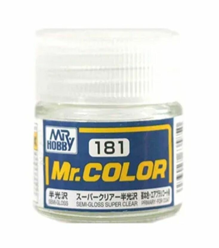 Mr.Color Краска эмалевая цвет Прозрачный полуматовый, 10мл