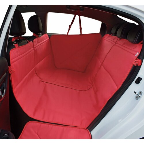 Автогамак Happy Dog (Хэппи Дог). Цвет: красный.