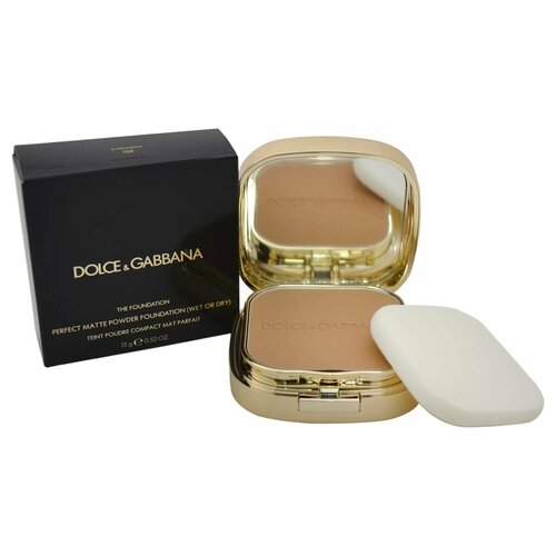Пудра Dolce & Gabbana Perfect Finish Powder Foundation, оттенок 120 Cinnamon компактная тональная основа пудра для безупречного покрытия laura mercier smooth finish foundation powder 9 2 мл