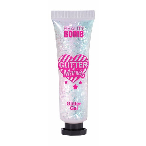 BEAUTY BOMB Глиттер гель для лица Glitter Mania, 3 г, 01 Сенсация глиттер гель для лица beauty bomb glitter mania тон 01 3г