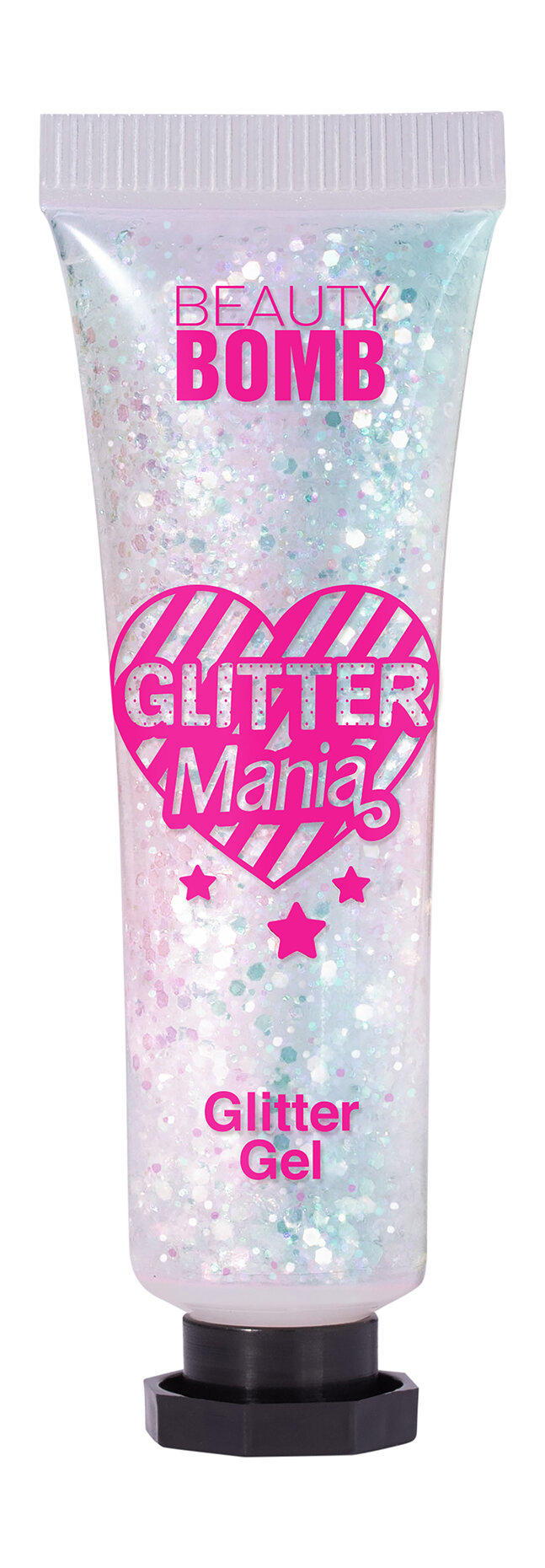 BEAUTY BOMB Глиттер гель для лица Glitter Mania, 3 г, 01 Сенсация