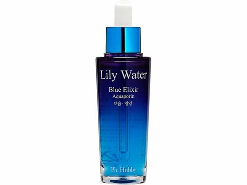 Сыворотка для лица с водной лилией и аквапоринами Ph.Hubby Lily Water Blue Elixir Aquaporin