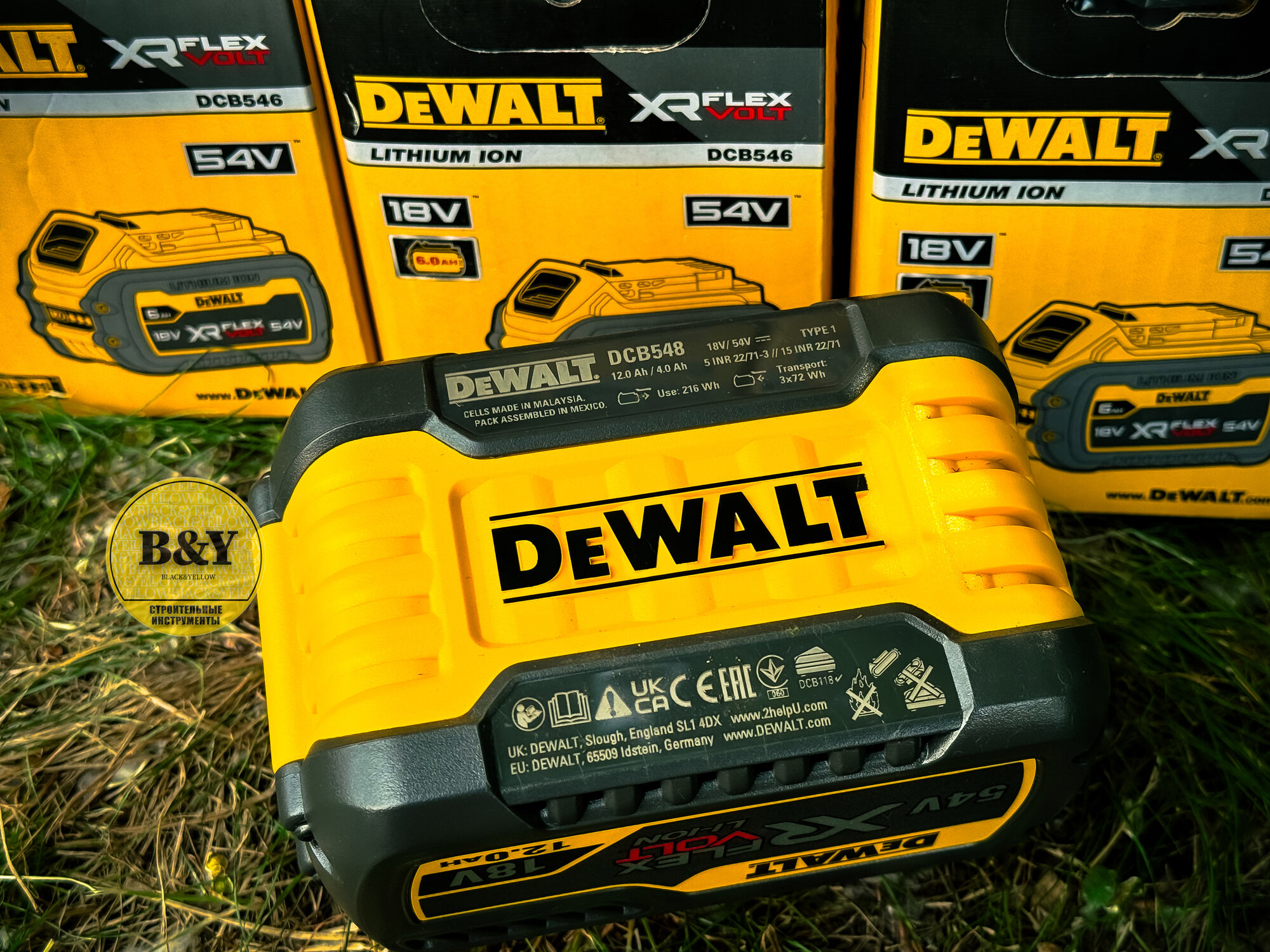 Аккумулятор DeWalt DCB548 Li-Ion 18/54В 12/4Ач - фото №13