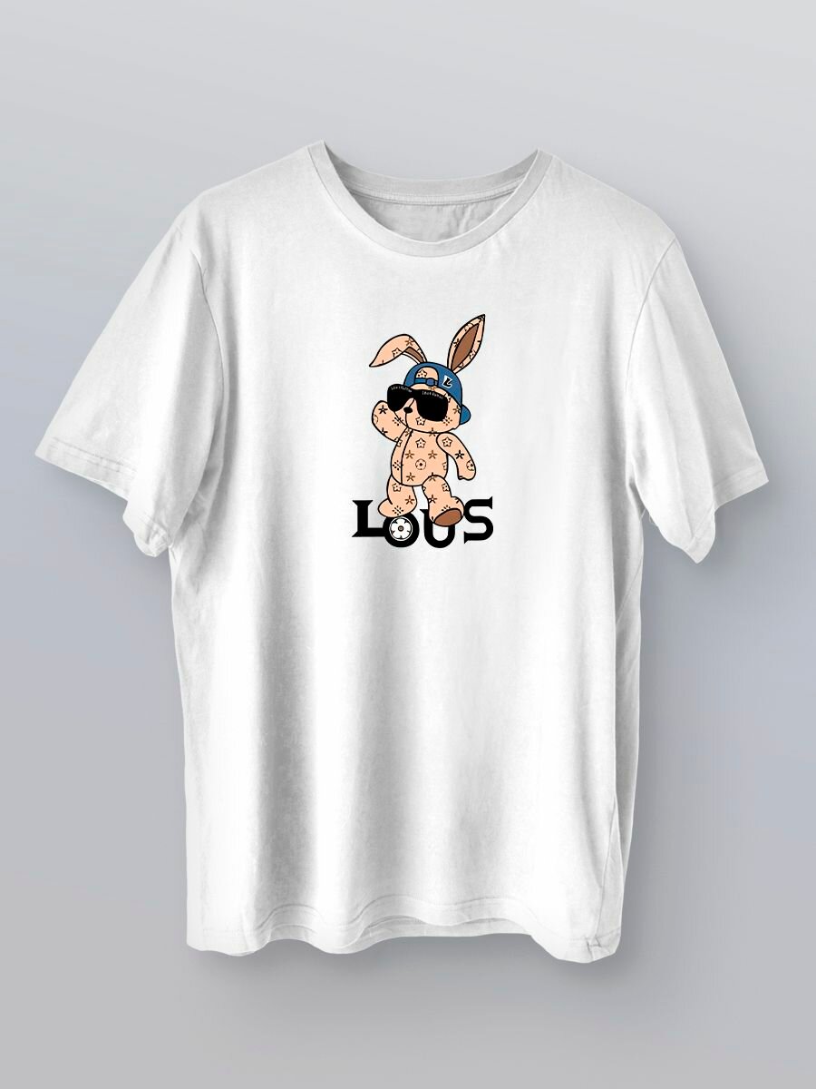 Футболка стильный заяц louis