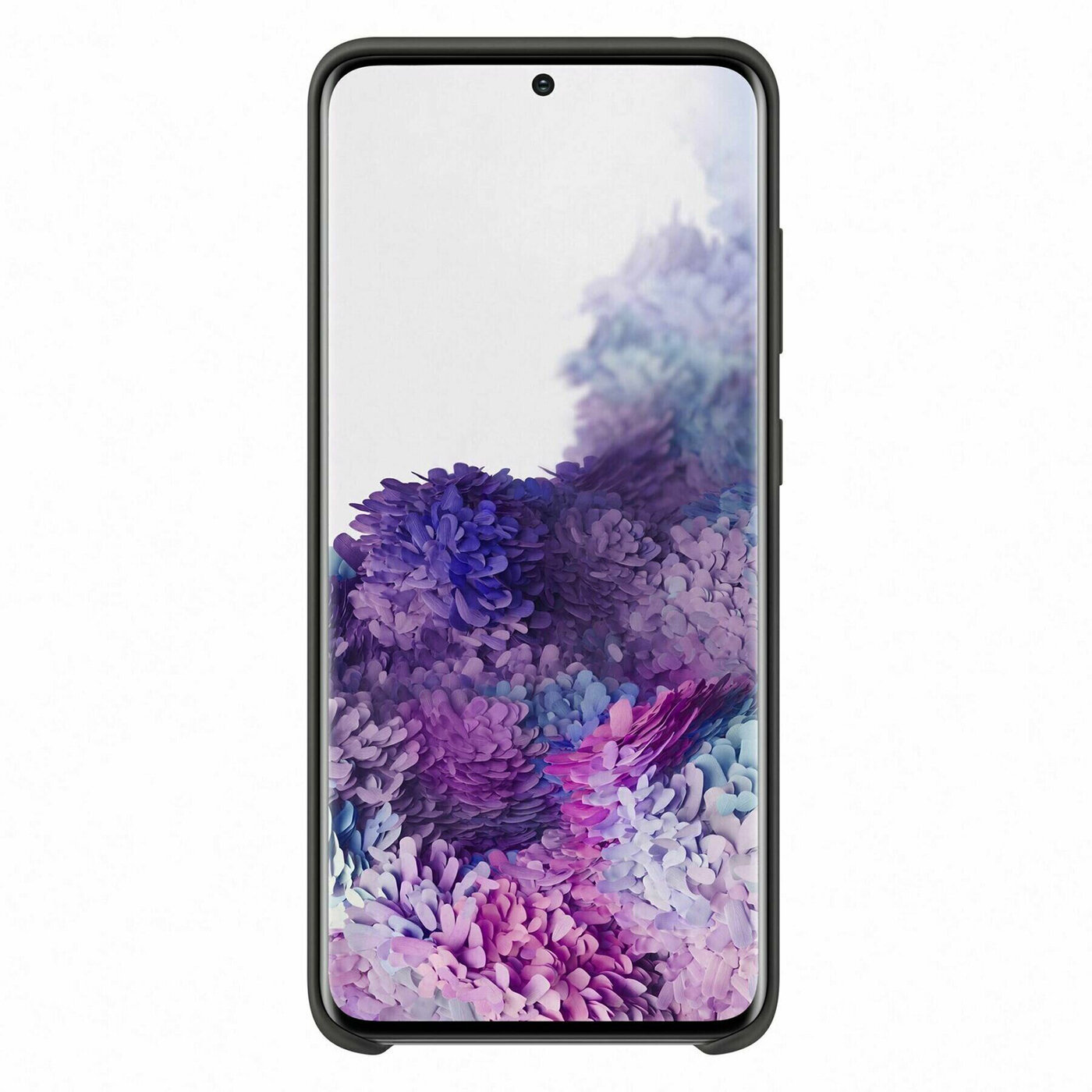 Чехол (клип-кейс) SAMSUNG Silicone Cover, для Samsung Galaxy S20, черный [ef-pg980tbegru] - фото №9