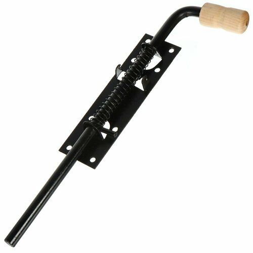 Засов накладной сталь ригель круглый Москва-12 00010777 черный 2182₽