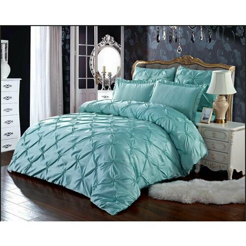 Комплект постельного белья евро сатин шелк атласный 4590₽