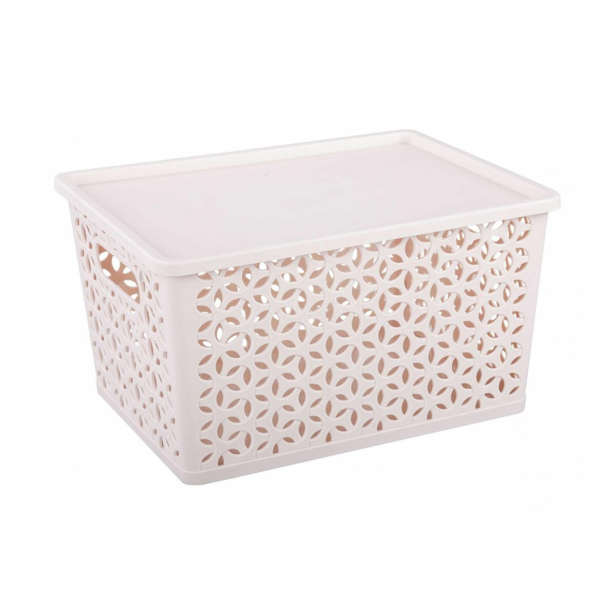 Контейнер для хранения Альтернатива Мираж с крышкой 38 x 285 x 21 см бежевый