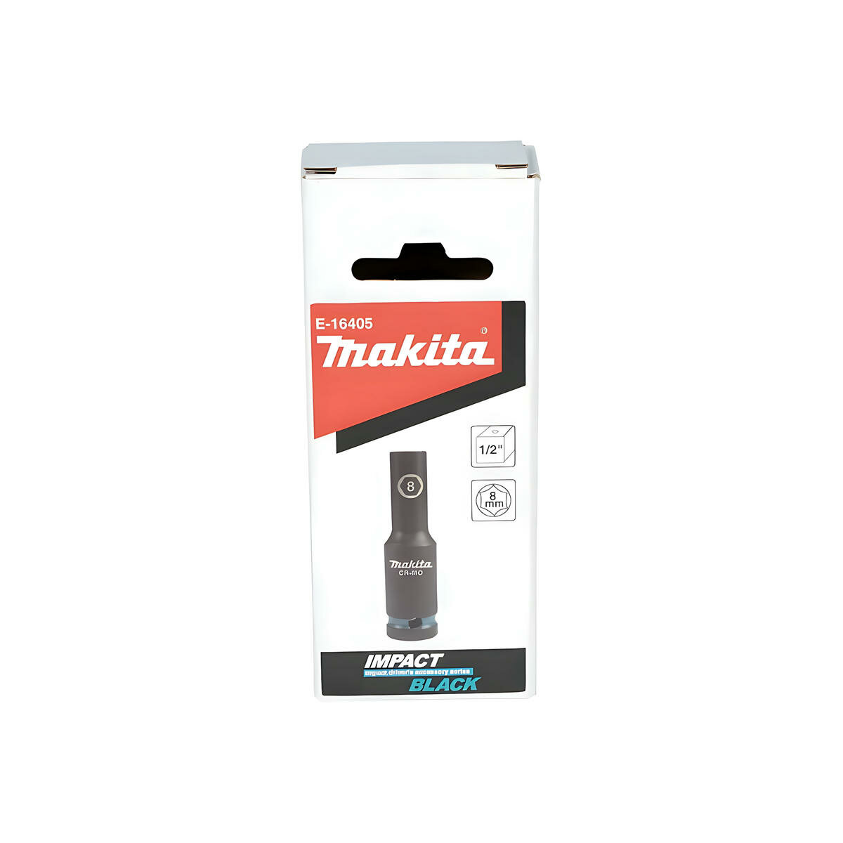 Головка ударная удлиненная 1/2' 8 х 81,5 мм Impact Black MAKITA E-16405