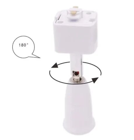 Основание светильника E27 USBO белый/черный белый