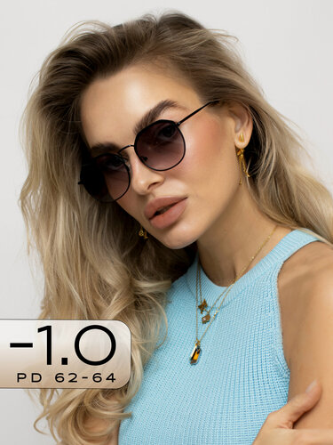 Изображение товара Корригирующие очки для зрения -1 / Готовые очки для дали с диоптрией -1,0